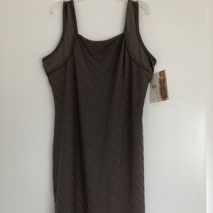 🦄 Taupe Donna mid length dress